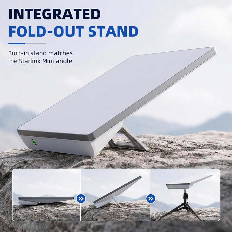 XTAR X6 Swappable Battery Power Base for Starlink Mini,Foldable Stand, 18-25.2V Direct DC Output, Portable Off-Grid Power Solution for RV/Camping/Emergency(X6 Power Base(No Battery)) X6 Power Base(No Battery)
