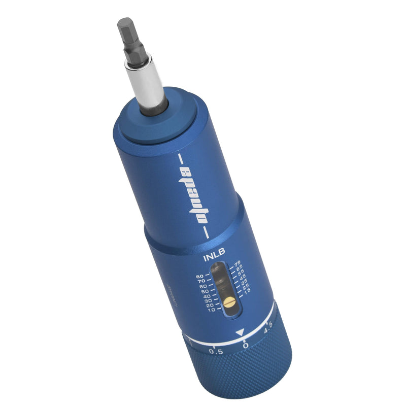 EPAuto Manual Wrench Screwdriver for Firearms | Bike Gears, 10-80 in/Lbs - 28 Pieces, Blue