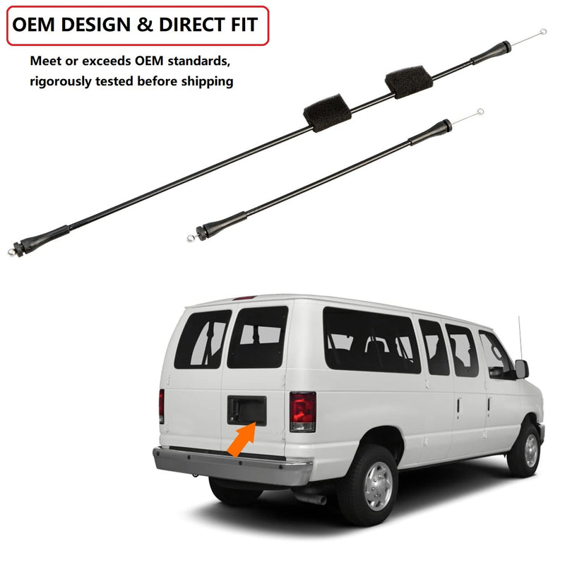 Door Latch Cable Rear Right Side Compatible with Ford E150 E250 E350 E450 E550 Econoline Van 1992-2014 Rear Cargo Door Latch Release Cable Replaces# 8C2Z15431A02C 924-351 E-Van Rear Right Door Cables