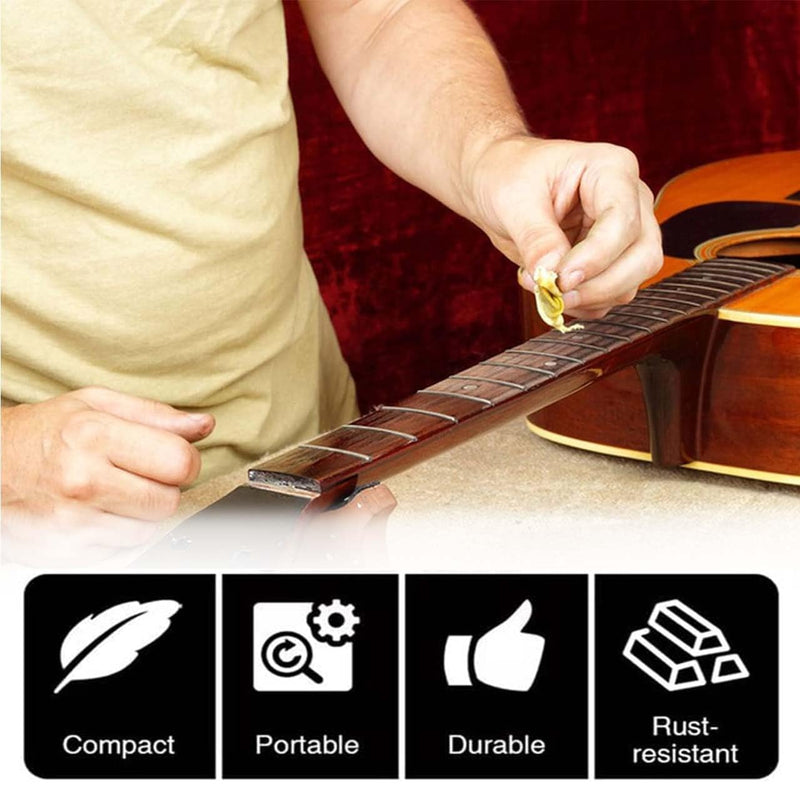 Instrument Fret Press Guitar Fractal Fret Press Various Radius Fret Repair Tool Electric Acoustic Guitar Electrical Fret Press Fretboard Press Caulk Insert Kit,1PCS