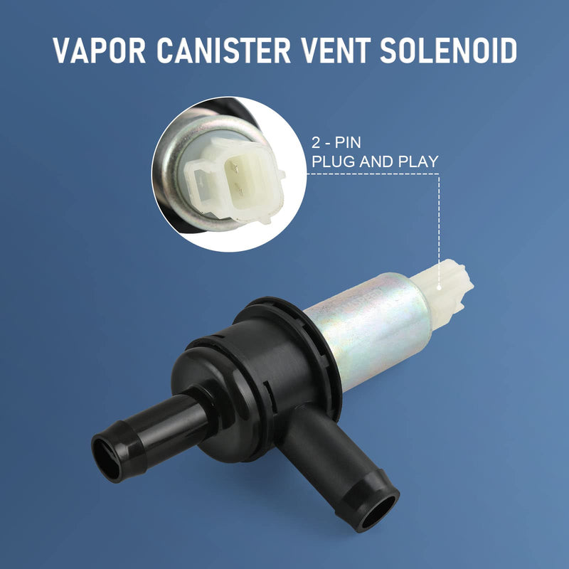 Vapor Canister Vent Solenoid Compatible with 2005-2007 Ford Mustang, 2005-2006 Ford Expedition, 2005-2006 Lincoln Navigator, 2005 Lincoln Town Car Replaces# 911-230