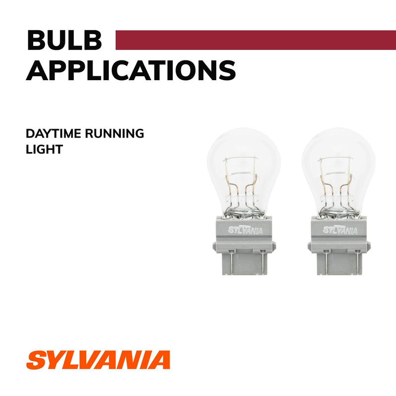 SYLVANIA - 4114 Long Life Miniature - Bulb, Ideal for Daytime Running Lights (DRL) and Back-Up/Reverse Lights (Contains 2 Bulbs)