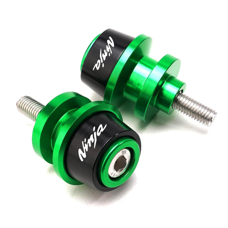 MOWOK 8MM Swingarm Spools slider For Kawasaki Ninja 650 2017-2024 ZX-6R/ZX636 2014-2024 NINJA 400 Z400 2018-2024 NINJA 1000SX 2020-2024 Ninja 500 ZX4RR Motorcycle Accessories Stand Screws