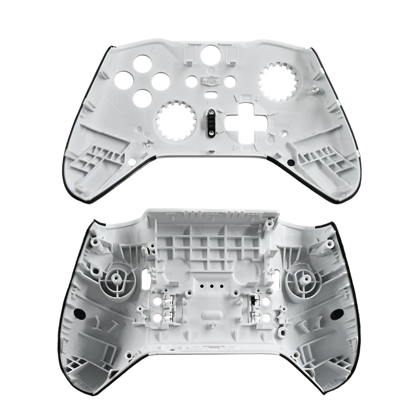 White Elite 2 Front & Back Housing Shell Replacement Kit Compatible for Xbox Elite Series 2 Controller, with Elite 2 Housing Shell Replacement, 2 Rings & Repair Tools White