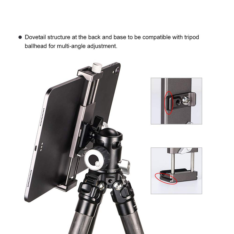 PC-01 Tablet Laptop Mount Smart Phone Bracket Tripod Bracket Accessories for pad Pro Holder Arca Swiss Stand Universal