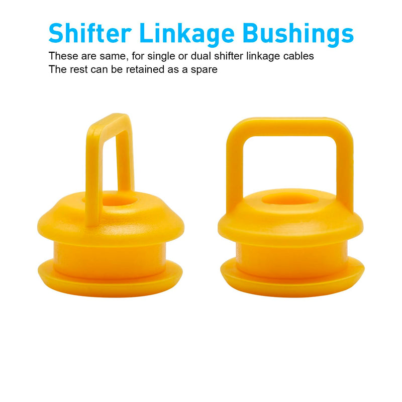 14104 Transmission Shifter linkage Cable Bushing Repair Kit 15276979 52855956AG Shifter Cable Bushing Clamp For Chevy Silverado 1500 2500 3500 JEEP RAM Dodge 2004-2020 Buick Cadillac GMC