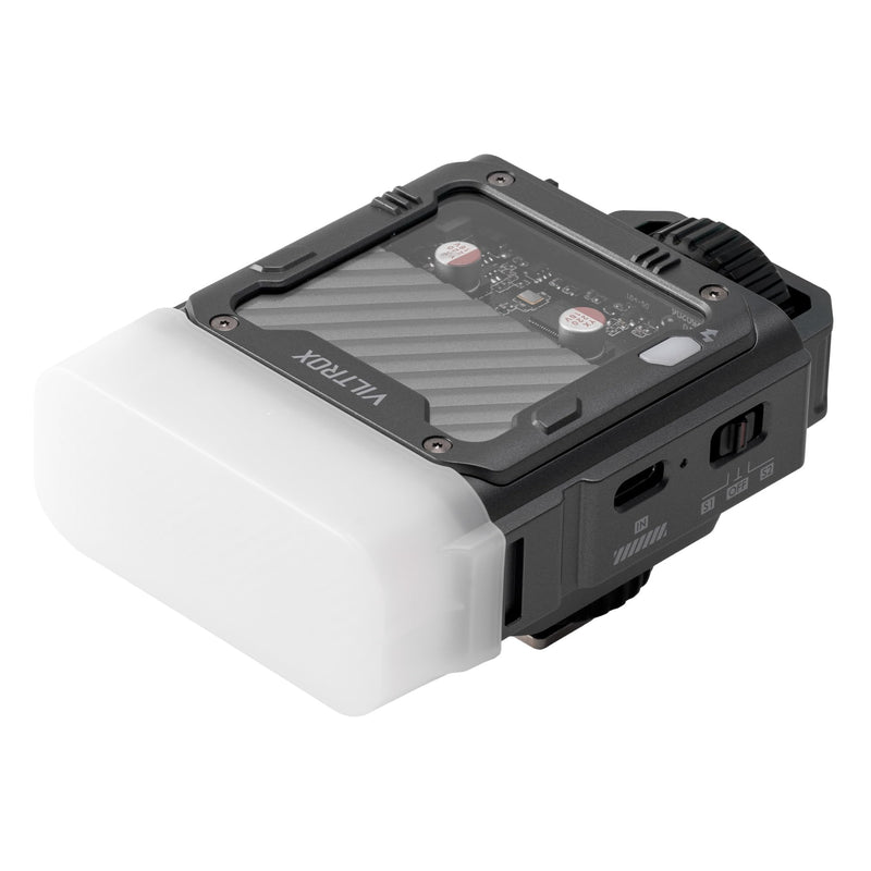 VILTROX TTL Flash for Canon, 26W/s 1800mAh On Camera Flash for Canon, Rechargeable Small Flashlight for Camera, GN16 Mini Flash, 1s Recycle Time, with Softbox (Spark Z3-C, Gray)