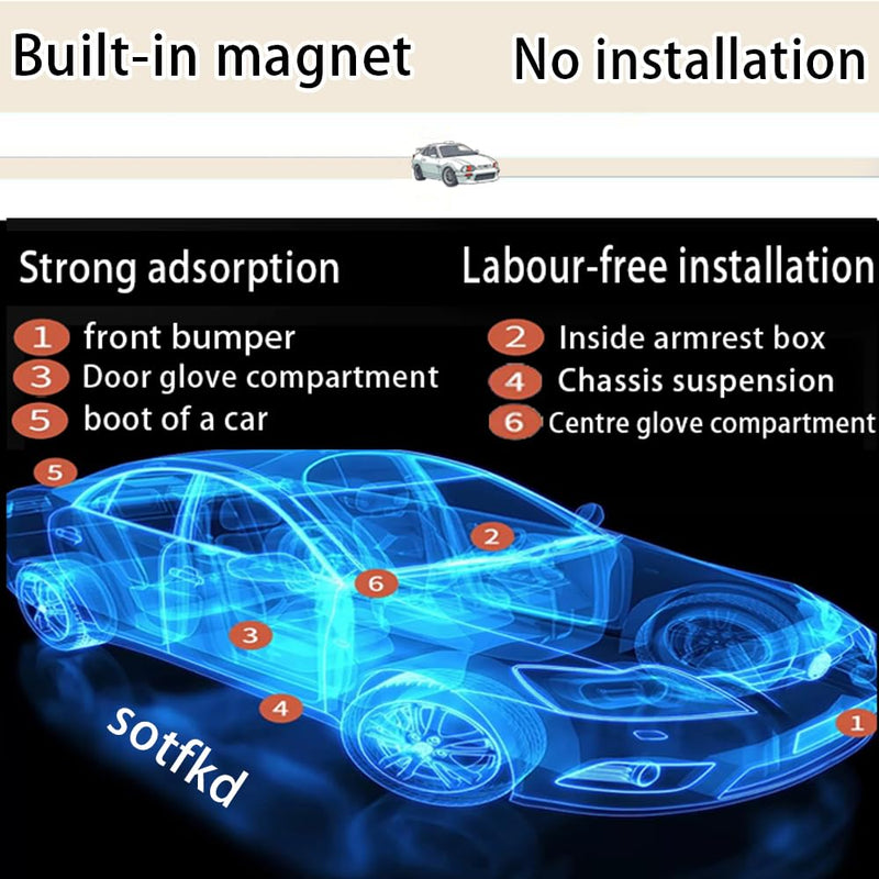 2 Pack GPS Tracker for Vehicles,Tracker Device for Vehicles w/Magnetic | Tracking Devices for Cars Hidden,Car GPS Tracker,Car Tracker (Only iOS) | No Monthly Fee | Waterproof | with Apple Find My