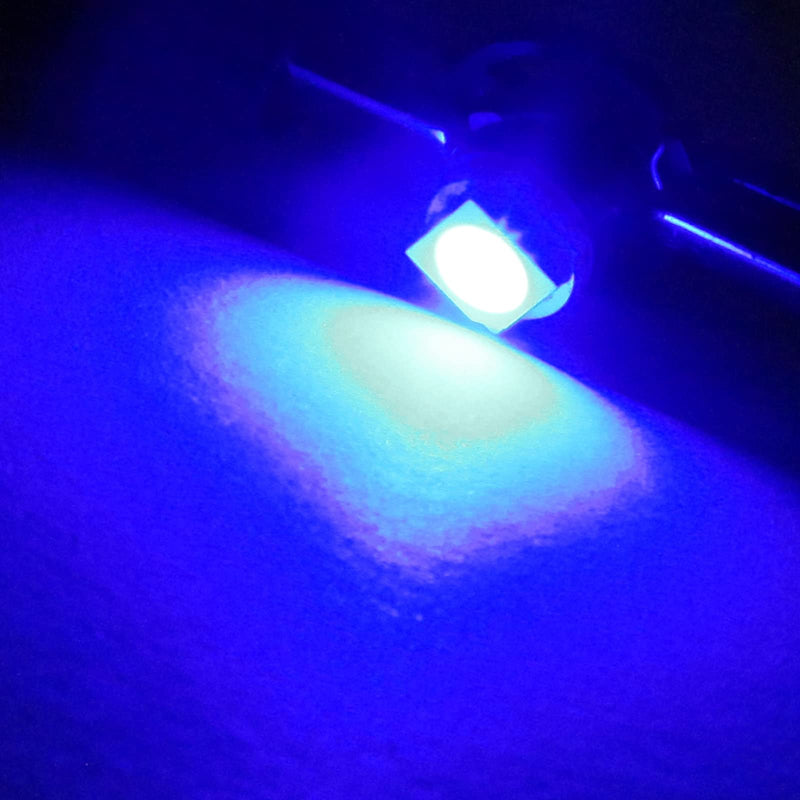 cciyu 4 Pack Blue 1-5050 SMD T4.7 Neo Wedge LED A/C Lights 12mm Bright Blue T5 T1.25 Neo Wedge Base Replacement fit for 1990-1997 For Honda For Accord 2001-2005 For Honda Civic