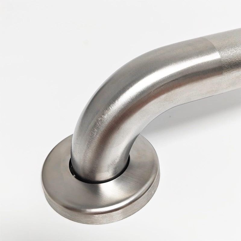304 Stainless Steel Handrail, 12 Inch Home Care Bath Handrail, Safe Load Capacity 500lb, Grab Bar Suitable for Bathrooms, Stairs, Corridors（12 Inch）