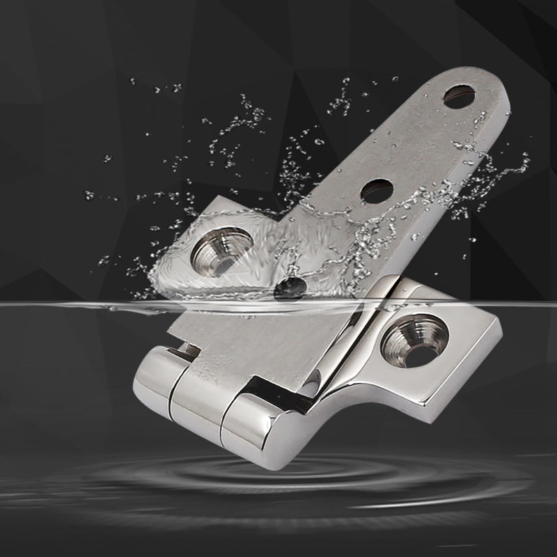 316 Stainless Steel T Hinges Marine Grade 4'' x 2" Heavy Duty Boat Hatch Hinge (100 mm X 54 mm) 4 Pack Casting Cabinet Hardware Door Hinge with Screws 4'' x 2" 4 Pack