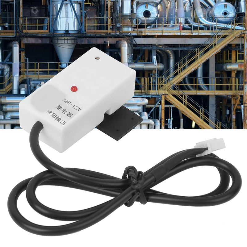 Noncontact Liquid Level Sensor 13mA Liquid Level Sensor Water Control Nonmetallic Pipes Industrial Equipment Home Equipment (Y28-NC 12V)