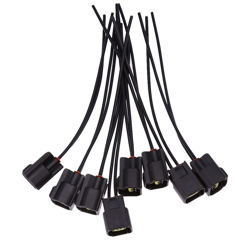 Modular Ignition Coil Harness Connector Pigtails Replacement for 4.6L 5.4L 6.8L Ford Mustang Cobra (8Pcs)