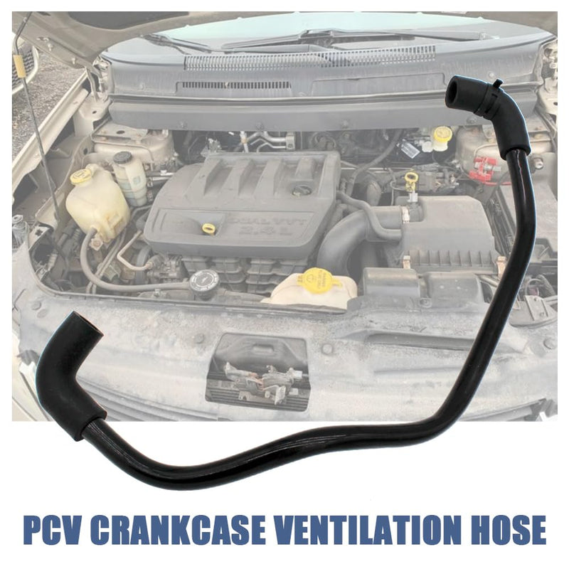 3.7L PCV Crankcase Ventilation Hose Compatible with Jeep Commander Grand Cherokee Liberty Dakota Durango Nitro Ram 1500 2007-2012 Replaces 53032993AC 53032993AD 53032993AF