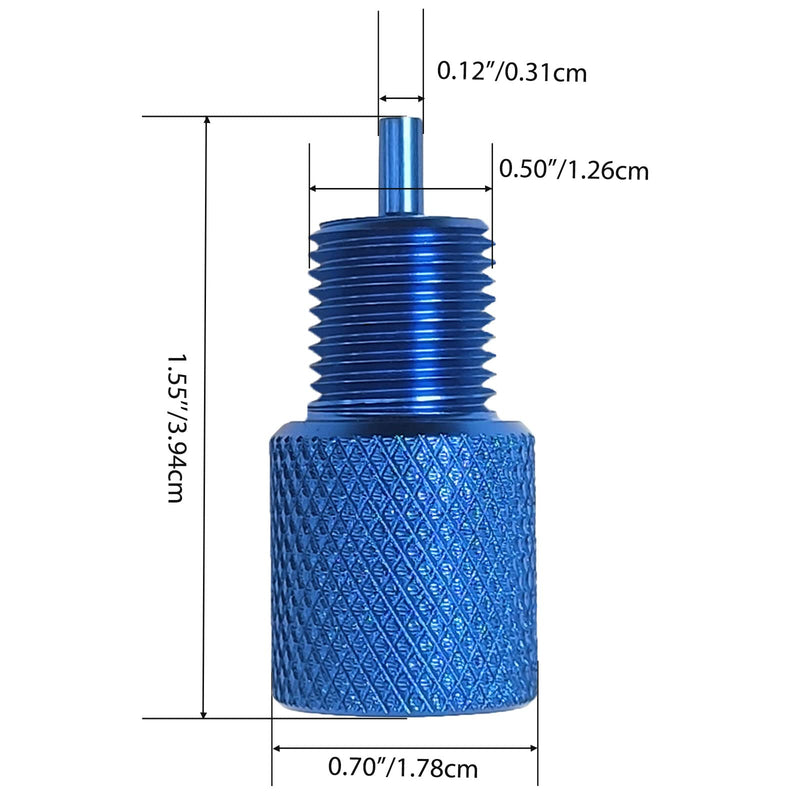 Brake Proportioning Valve Bleeder Tool, Valve Bleeding Tool Compatible with GM Combination Valves, PV2 PV4, Disc/Disc Disc/Drum 172-1353 172-1371 (Blue) Blue