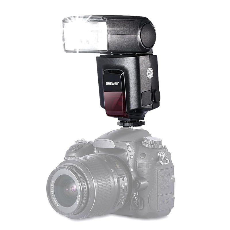 NEEWER TT560 Flash Speedlite Compatible with Canon Sony Nikon Panasonic Olympus Pentax and Other DSLR, Studio Light Digital Camera Speedlight with Standard Hot Shoe, Mini Stand, Cleaning Cloth & Bag TT560 w/Cleaning Cloth