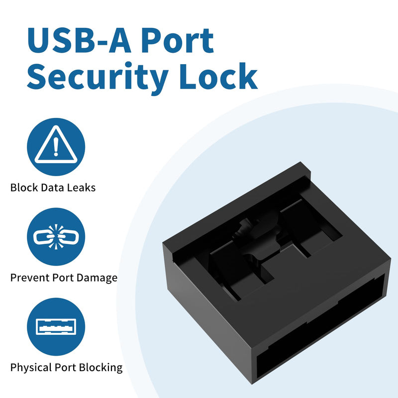 12-Pack USB-A Port Blockers with 1 Key,Removable Physical Security Locks,Anti-Tampering Data Protection for Laptops,PCs & Game Consoles (Grey) 12+1 Grey