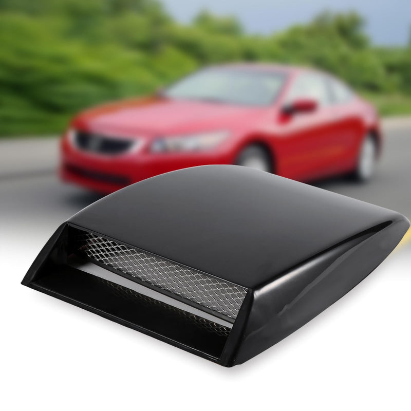 Air Intake Scoop Hood, Bonnet Vent Cover Car Decorative Air Intake Scoop Accessory for Cars and Vehicles(Black)