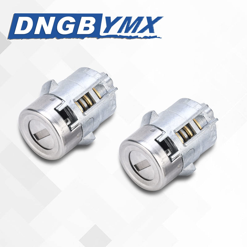 Ignition Switch Lock Cylinder with Pair Front Door Lock Cylinder Compatible with 1999 2000 Chevy Silverado Tahoe Suburban GMC Sierra Replace OE# 704600 + 702912 X2 + 598007 X2 (No chip)