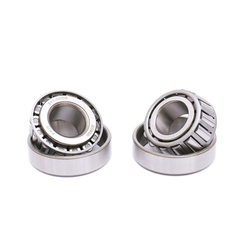 Pair of Trailer Bearing Repair Kits L-11949/10 for 3/4 Inch Straight Spindles