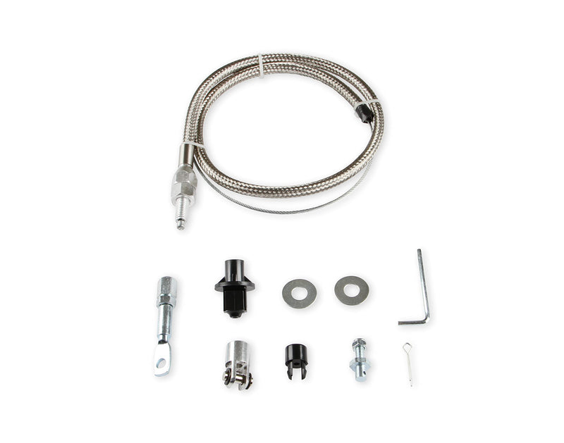 Mr. Gasket 5657 Throttle Cable Kit - Stainless Steel Braided