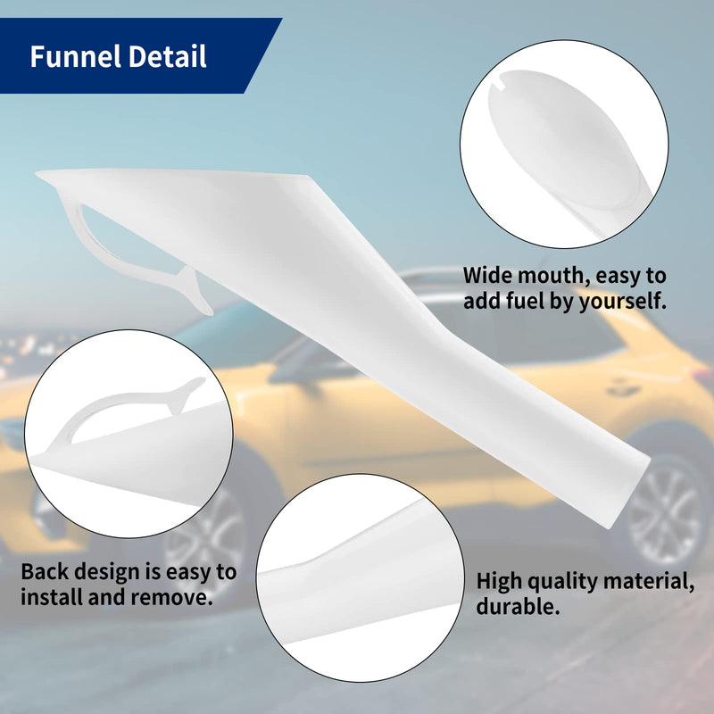 Fuel Filler Funnel for Ford Focus F150 Mercury Lincoln, Replacement Part# 8U5Z-17B068-B 8U5A-17B068-AD Ford Fuel Tank Filler Tube Neck Sleeve 1 PCS