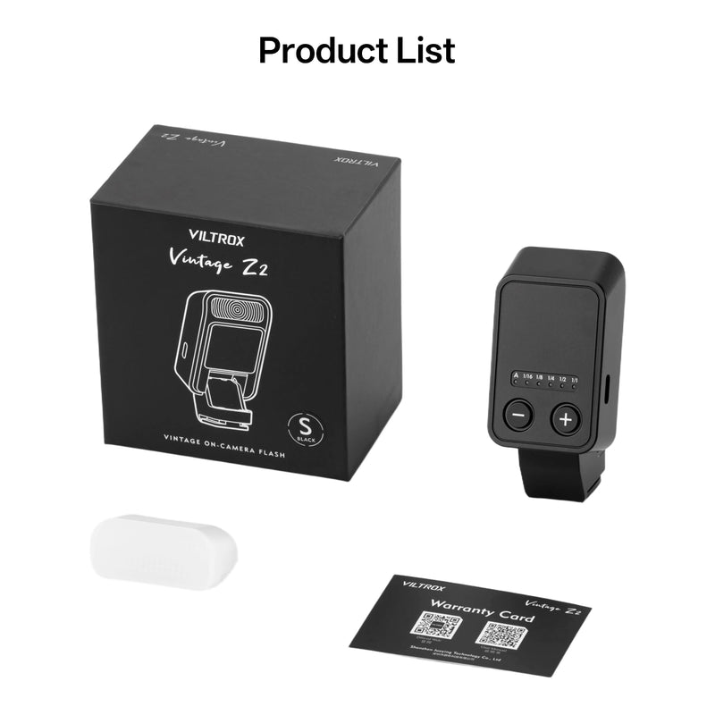 VILTROX Vintage Z2-N Mini Flash Speedlite, GN6 Powerful 6500k TTL On-Camera Flash Light, 5 Power Levels, 700 Full-Power, 10Ws Output, 2s Recycle Speedlite Flash Compatible with Nikon Cameras
