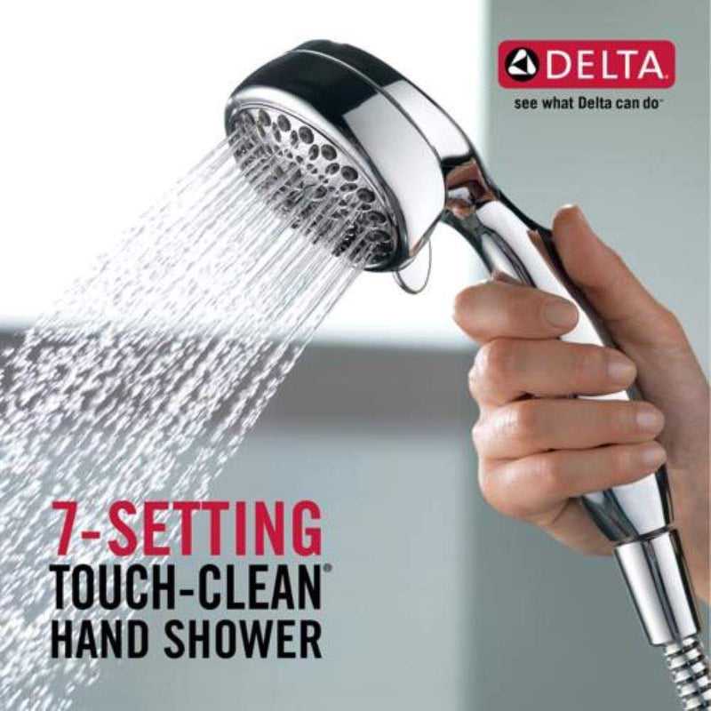 DELTA FAUCET 75701C 7-Setting Hand Shower, Chrome