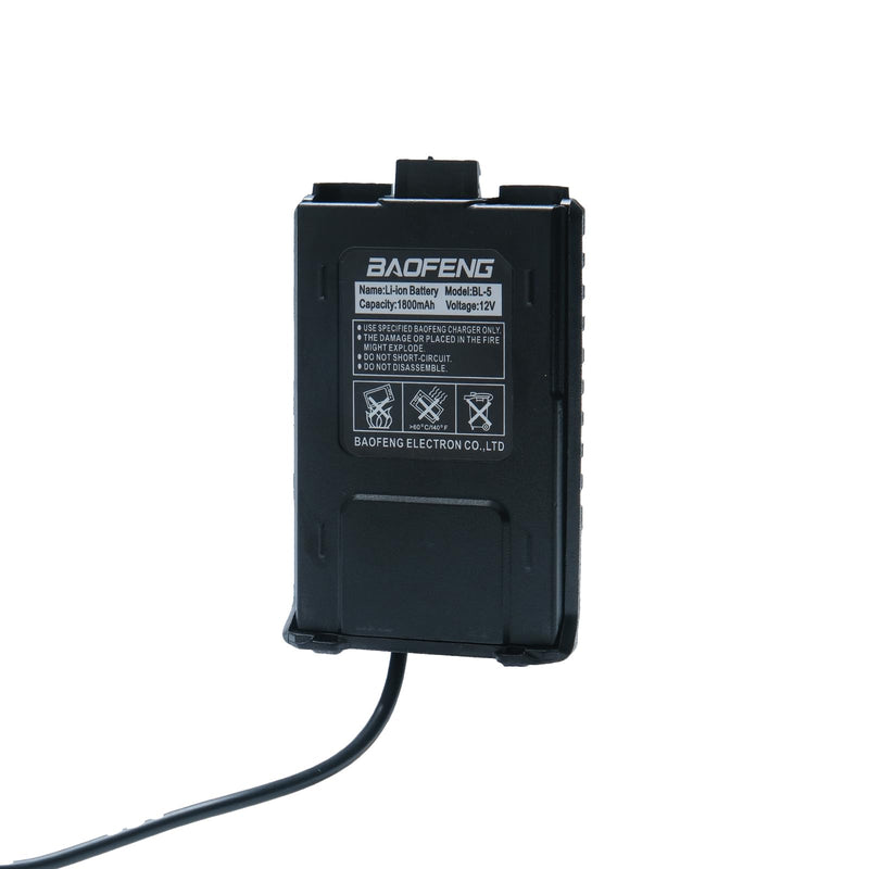 Battery Eliminator Car Charger Compatible with BAOFENG UV-5R BF-F8 2PCS