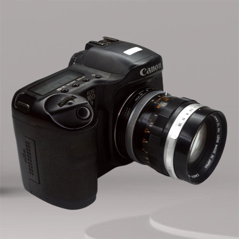 PHOLSY Lens Mount Adapter Manual Focus with Aperture Lever, Only Macro Shots, Compatible with Canon FD FL Mount Lens to Canon EOS EF-Mount Camera Body, FD to EOS, FD to EF Canon FD to EOS (Macro)