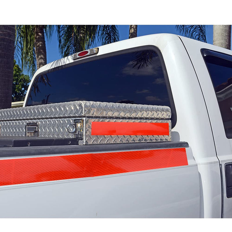  [AUSTRALIA] - Reflective Tape 2 inch Wide 75 FT Long High Intensity Red Trailer Reflector Safety Conspicuity Tape for Vehicles Trucks Bikes Cargos Helmets 2IN*75FT