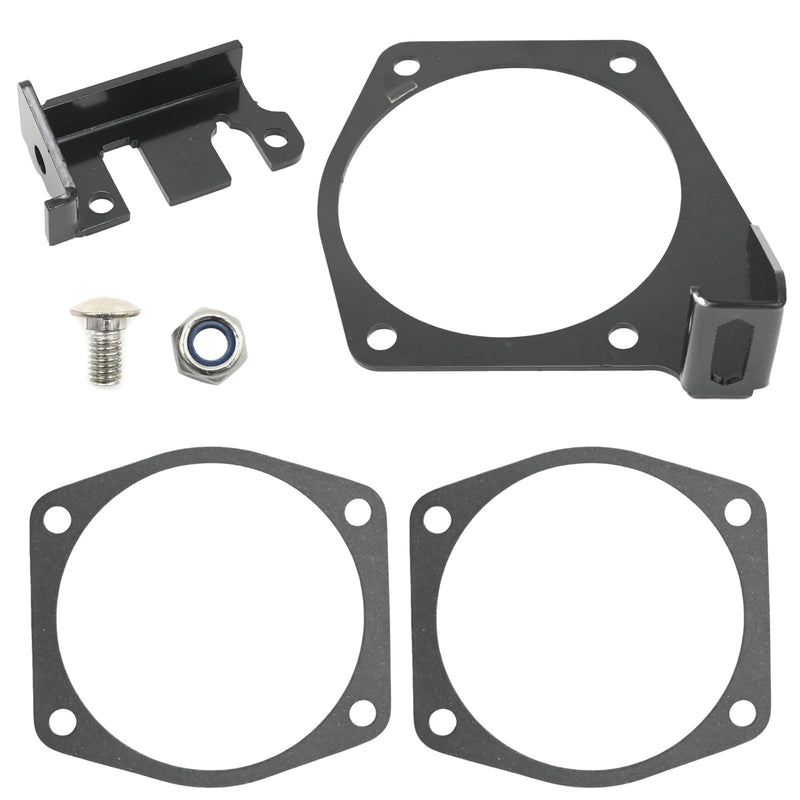 4 Bolt Throttle Cable Bracket Fits for Engine Intakes 92mm-102mm LS LSX LS1 LS2 LS3 LS6 LS7, Replaces 81012 81042 81043 81044 81001 81002 81003 81007