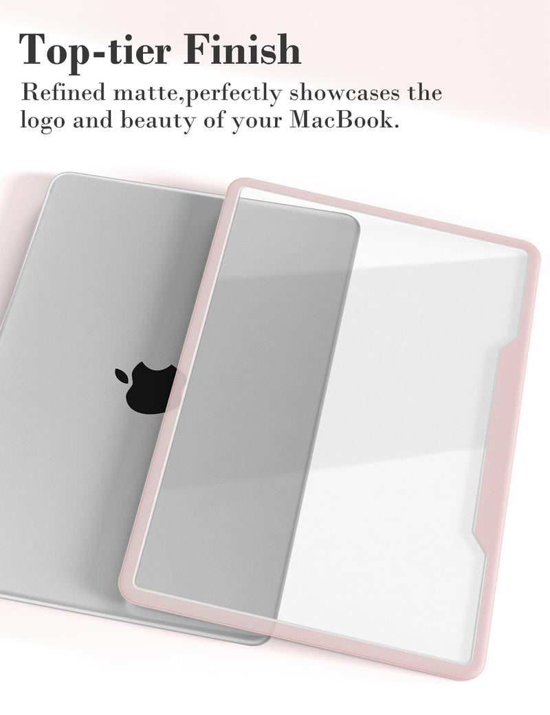 iCasso MacBook Neo Case 13 inch with A18 Pro Chip 2026 A3404 Blush Pink | MacBook Neo Minimalist Case, Anti-Scratch & Crack & Fingerprint with Keyboard Skin & Screen Protector, for Work Study Travel