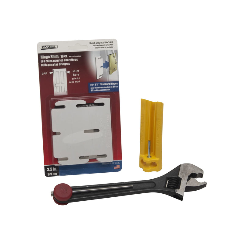 Door Straightener Kit - Hinge Shim, Knuckle Bender, Hinge Pin Removal Tool (3.5 Inch) 3.5 Inch
