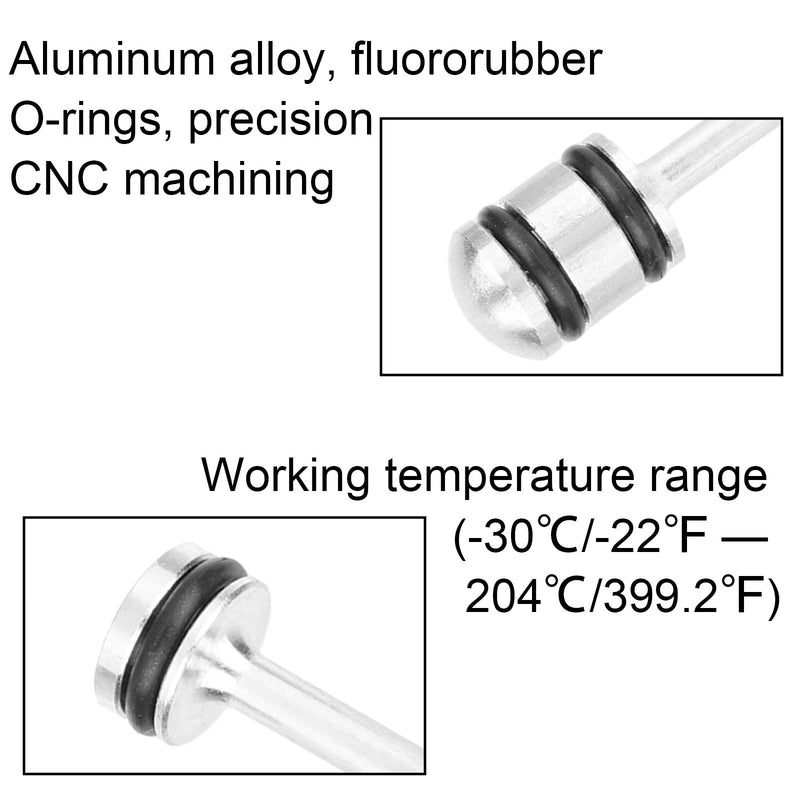 Aluminum Oil Diverter Barbell, Compatible with Gen III & IV Engines LS1 LS3 LS2 LS6 L92 L99 L33 LQ4 LQ9 4.8L 5.3L 5.7L 6.0L 6.2L LS Performance Parts Oil Billet Diverter Barbell (Black, Silver)