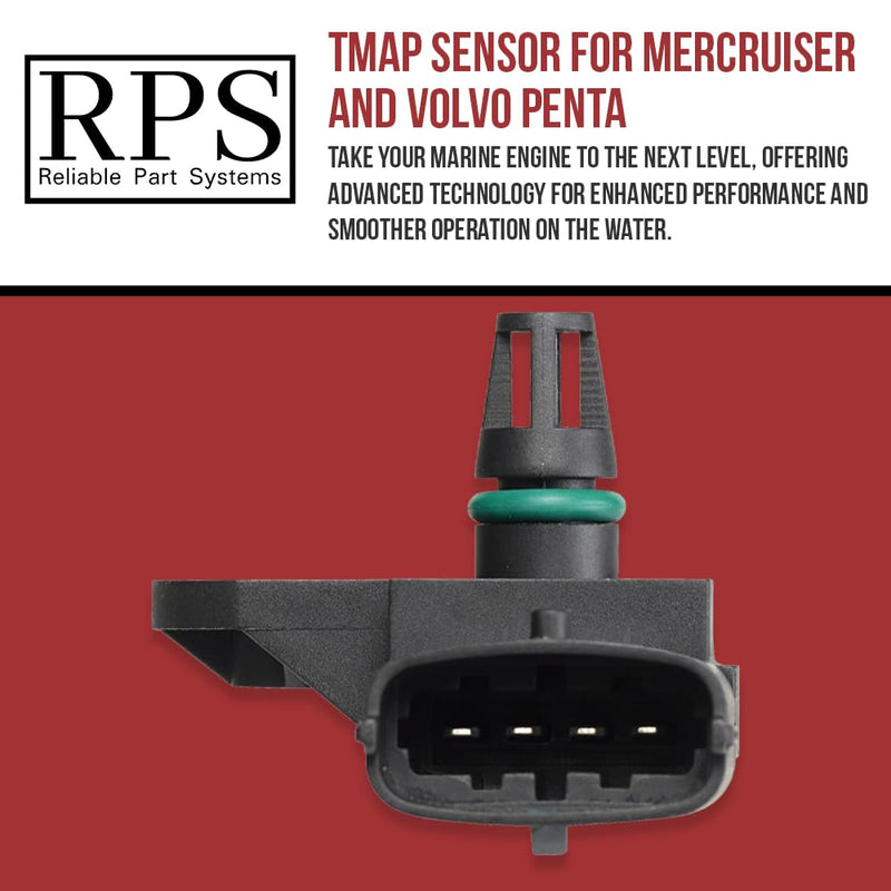 MAP Sensor TMAP 4.3 5.0 5.7 Mercruiser 885165 Volvo Penta 4.3 6.0 5.7 gi gxi 3859020 3858987