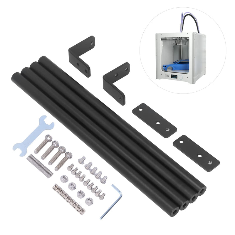 Aluminum Alloy Supporting Rod Set S4 Metal Tie Rod for CR-10S CR-10 3D Printer Stabilization