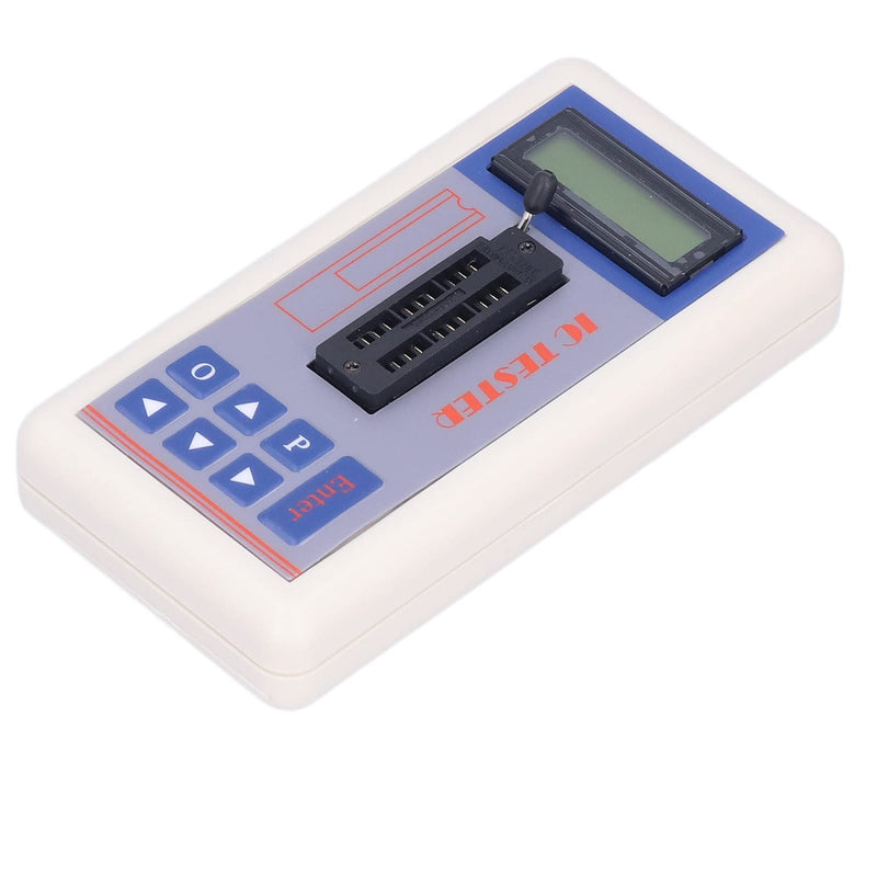 TSH06F Integrated Circuit Tester Multi Functional IC Transistor Meter with 5V 3.3V AUTO Modes for Microelectronics Logic Device Test Transistor Identification (with Terminal) With terminal
