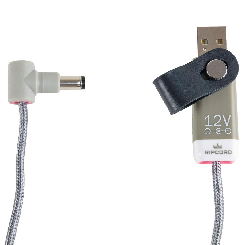 myVolts Ripcord USB to 12V DC Power Cable Compatible with Elektron Digitakt Digital Drum Computer Sampler