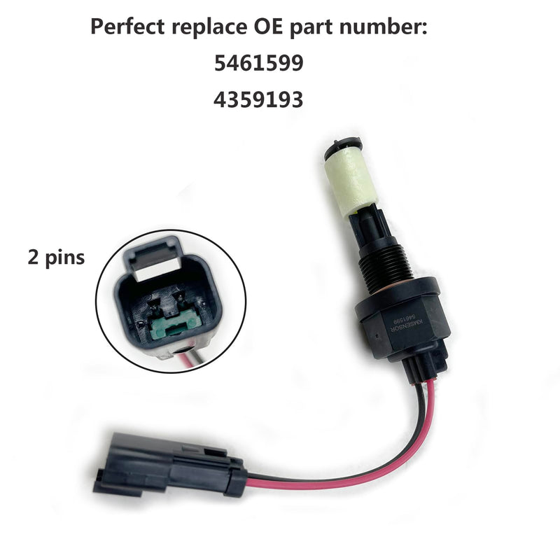 5461599 Coolant Level Switch 4359193 fits Cummins EPA13 8.9L ISC ISL 4B3.9 B4.5 6B5.9 B6.7 Engines