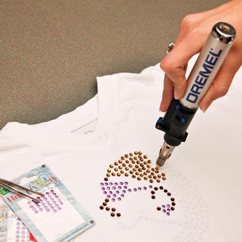 Dremel VersaTip Precision Butane Torch - Long Lasting Cordless Soldering Iron - Perfect for Pyrography, Paint Removal, & Heat Embossing (2000-7) 2000-7