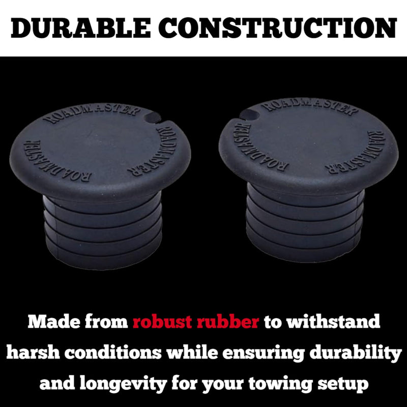Roadmaster 210 Pair of Baseplate Plugs for 1-1/2" ID Tubes | Designed for EZ Twistlock Style Baseplates with Round Tubes | Replaces Baseplate Arms When Removed |