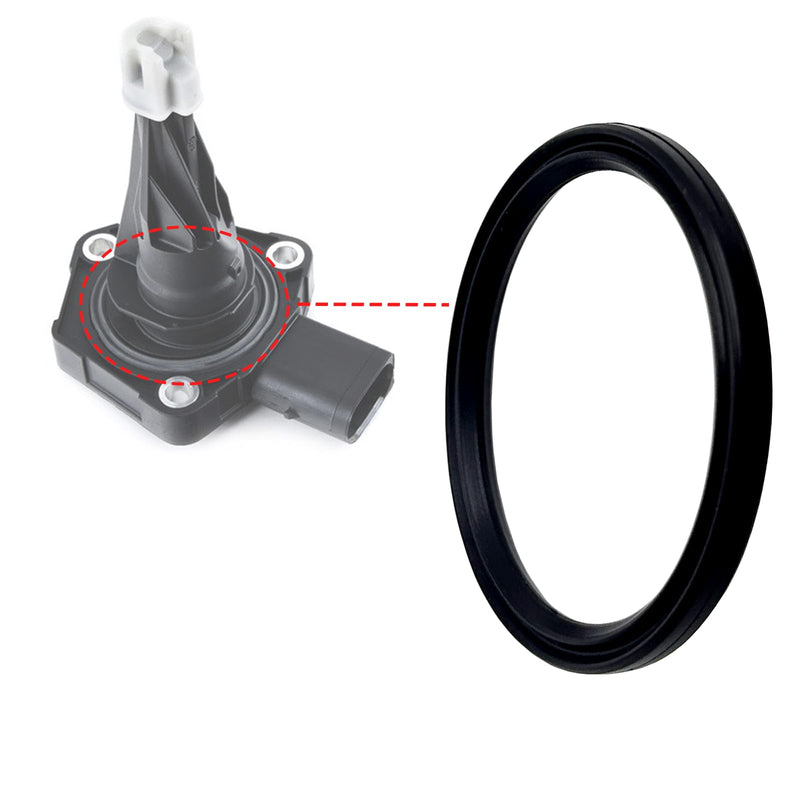 OEM Parts 12617604790 Engine Oil Level Sensor Gasket, for BMW Audi Engine Oil pan O-Ring, N20 N63 B48 N13 B58 Engine Oil pan Sensor Rubber Ring, PAWODIKE 1pcs 038103196B