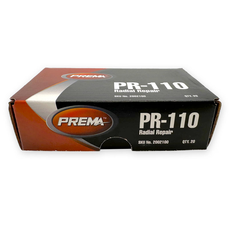 PREMA PR-110 Radial Tire Patches - 3.25 x 2.25 inch Vulcanizing Tire Patches - 20 Per Box - Passenger Tire and Truck Tire Repair Patches 3.25" x 2.25", Qty 20