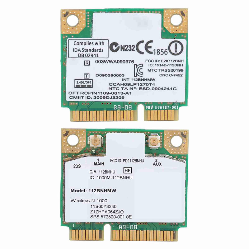 ASHATA Network Card, Mini PCI-E 300Mbps Network Card for LINK1000 N1000 112BNHMW, Card for T420S/X220/T520
