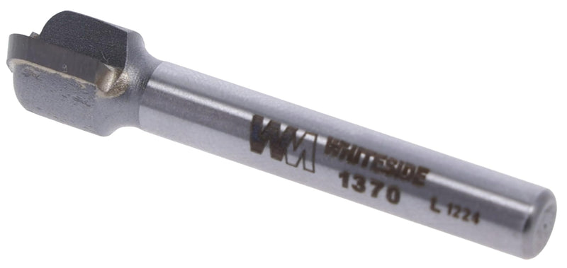 Whiteside Router Bits 1370 Bowl and Tray Bit with 1/8-Inch Radius, 7/16-Inch Cutting Diameter and 5/16-Inch Cutting Length