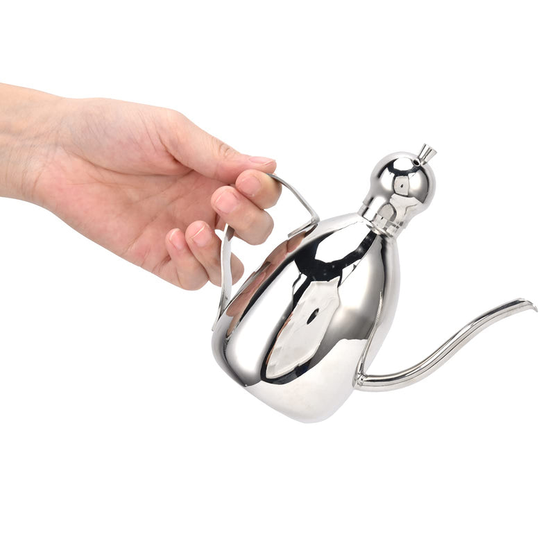 Stainless Steel Oil Pot, Stainless Steel Oil Can Portable High Water Tightness Stainless Steel Oil Can for Kitchen(1L)