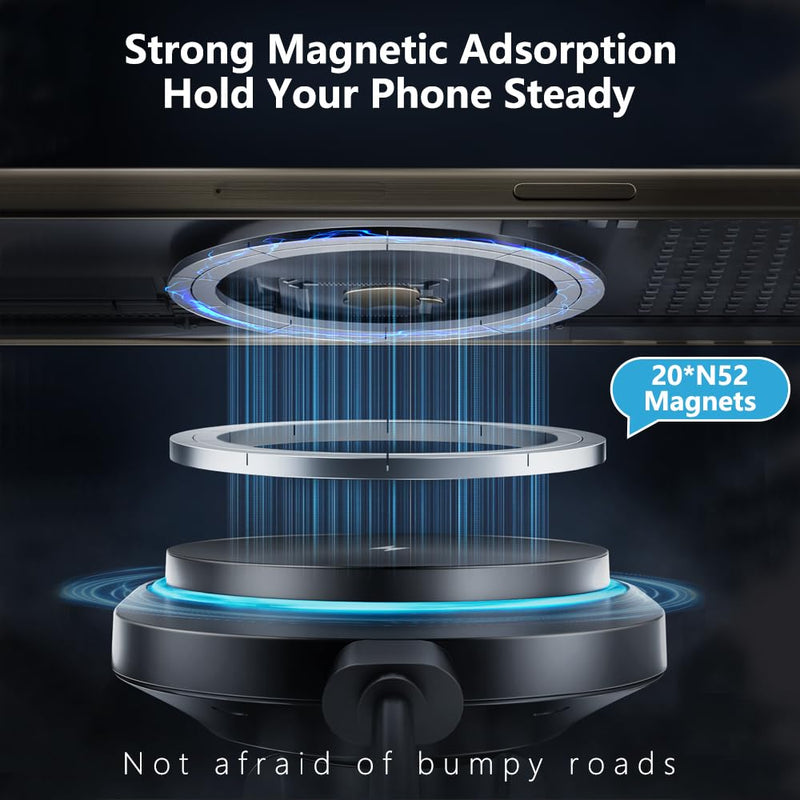 15W Qi Wireless Car Charger for Honda Civic 2022-2026, Auto-Clamp | Custom Auto-Clamping Charging Holder,15W Fast Wireless Charge,Custom Fit Honda Civic 2022-2026(NOT CRV/Accord),All Phones