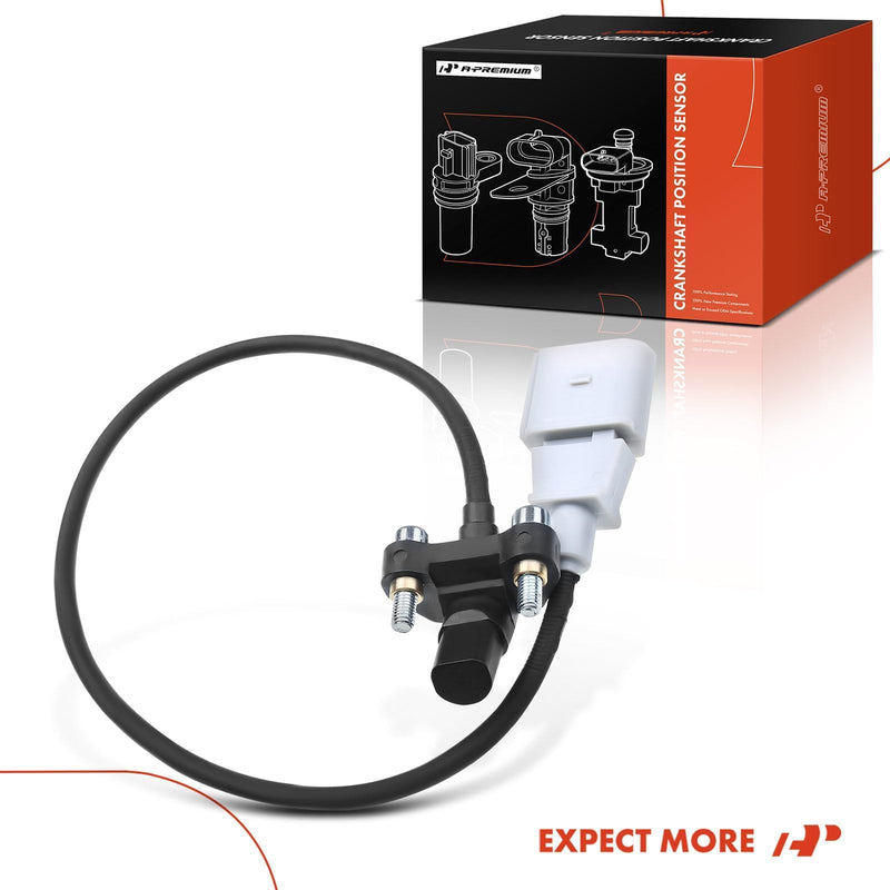 A-Premium Engine Crankshaft Position Sensor Compatible with Volkswagen Beetle 06-10 12-14, Bora 06-09, Golf 10-14, Jetta 05-14, Passat 12-14, Rabbit 06-09, L5 2.5L, Replace# 07K906433B