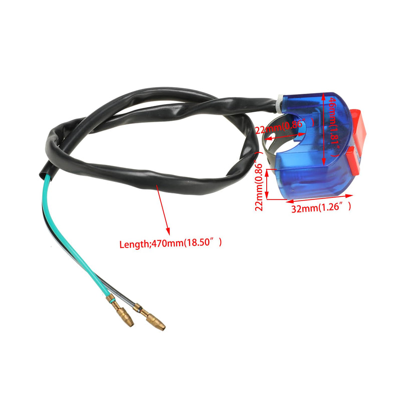 YOXUFA Mini Bike Throttle Kit Replacement for Coleman Minibike CT200U CT200U-EX BT200X Baja DB30 Warrior MB200 Predator 212cc Motovox 196cc 200cc 6.5hp Engine Parts 22mm 7/8 Handle Grip Accessories black